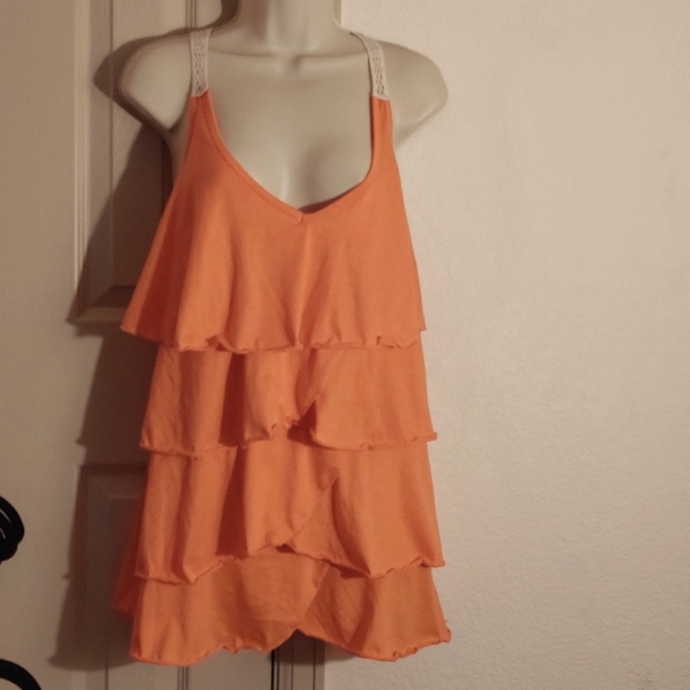 Ruffle tiered pack tank 1x